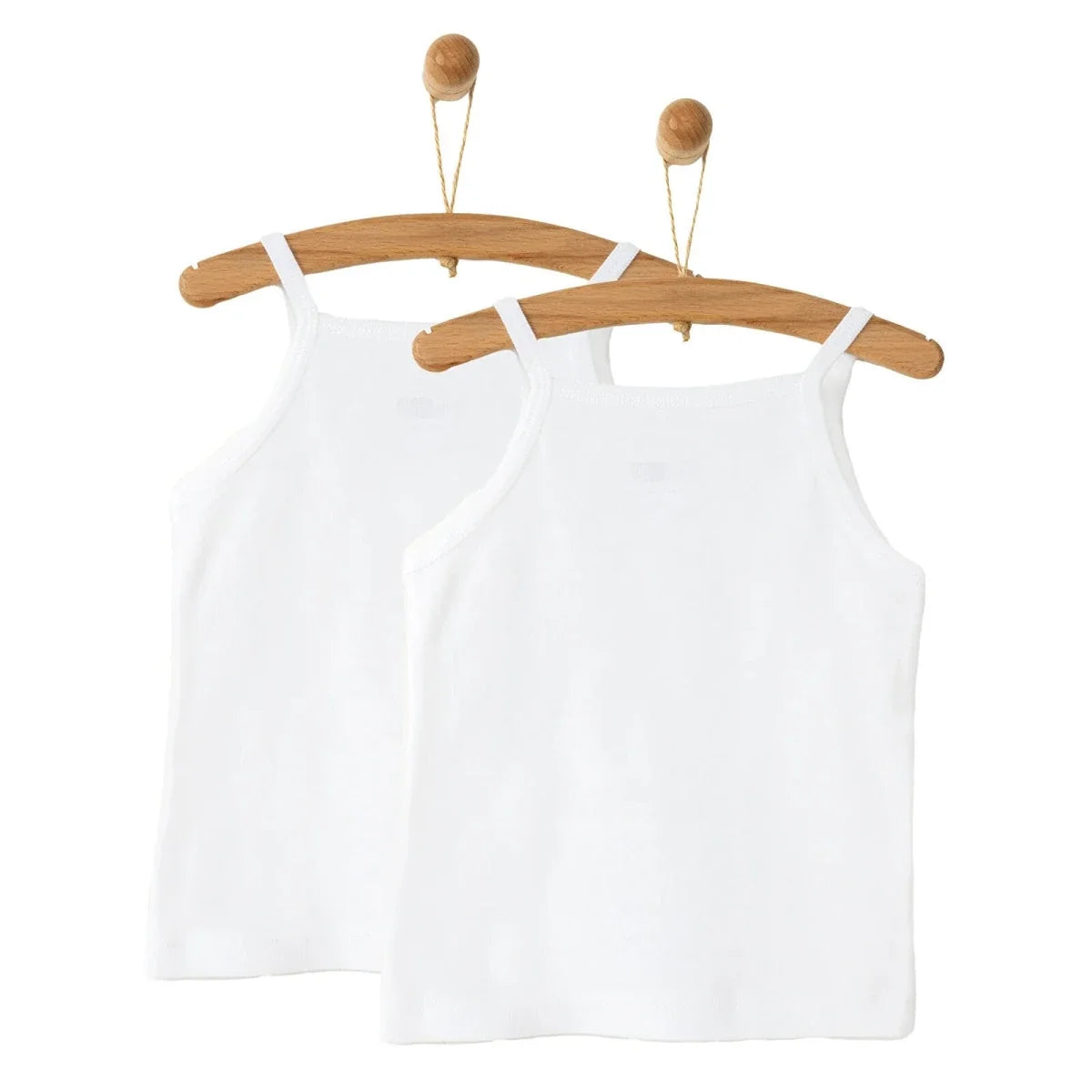HelloBaby 2 Pack Strappy Baby Vests (12 Months to 5 Years)