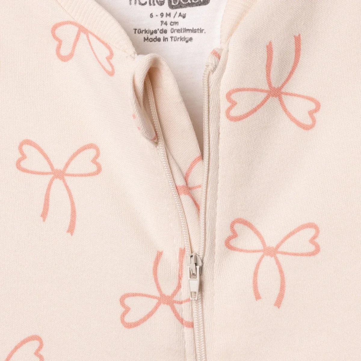 HelloBaby Bow Print 2.5 Tog Long Sleeve Baby Sleep Bag with Legs (9 Months to 5 Years)