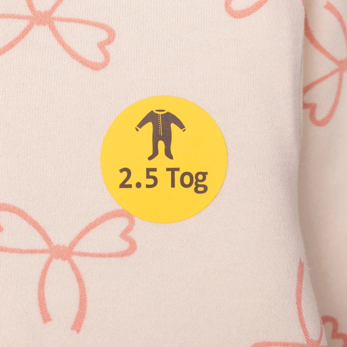 HelloBaby Bow Print 2.5 Tog Long Sleeve Baby Sleep Bag with Legs (9 Months to 5 Years)
