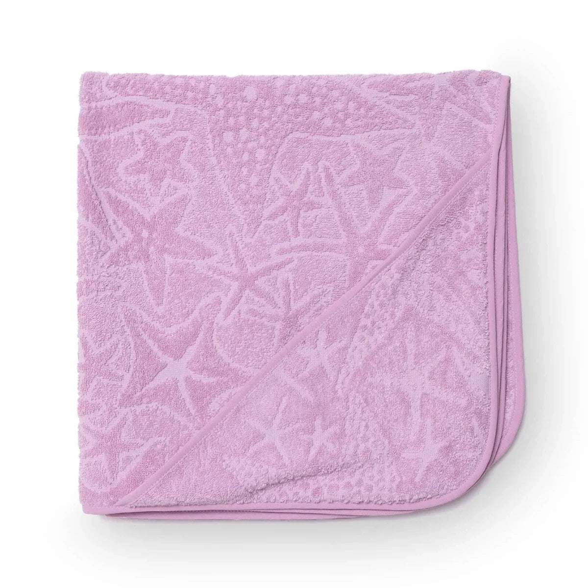 Mollia Starfish Print Baby Bath Towel (75 x 75 cm)