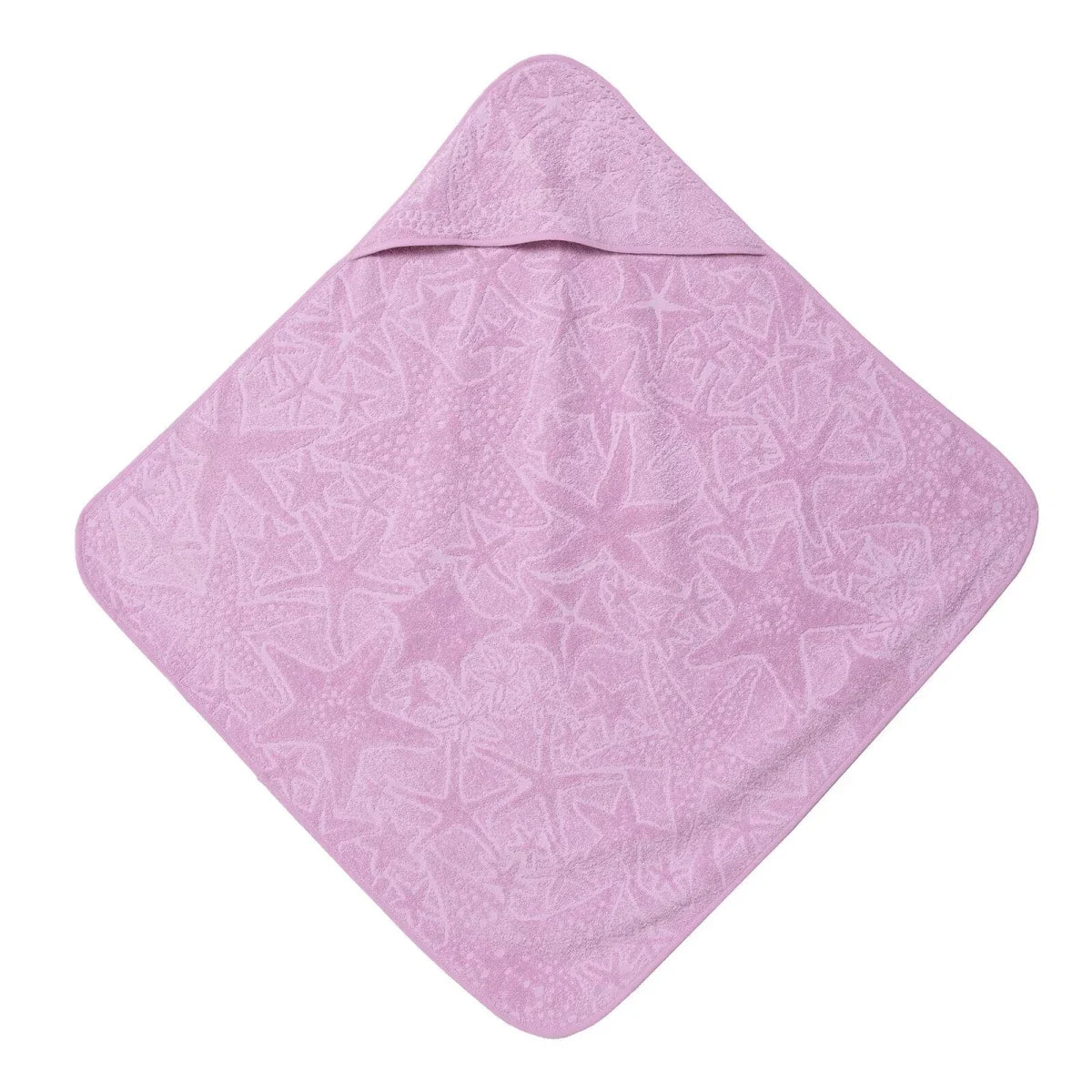 Mollia Starfish Print Baby Bath Towel (75 x 75 cm)