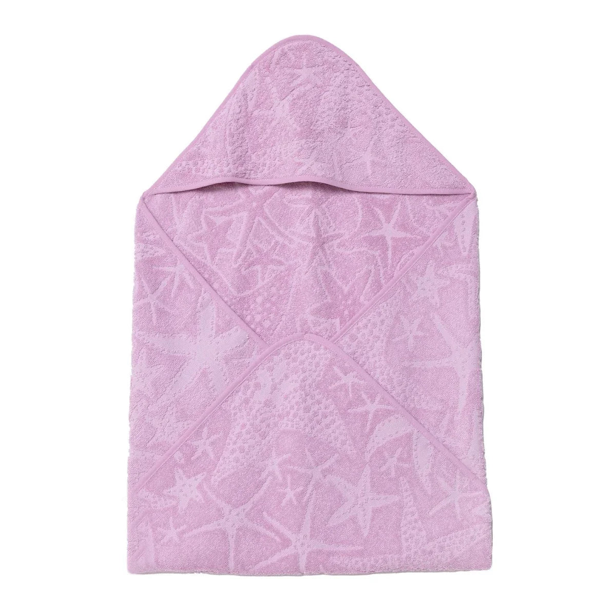 Mollia Starfish Print Baby Bath Towel (75 x 75 cm)