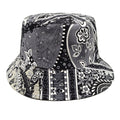 Paisley Bucket Hat Color Matching Printing Double-sided Wear