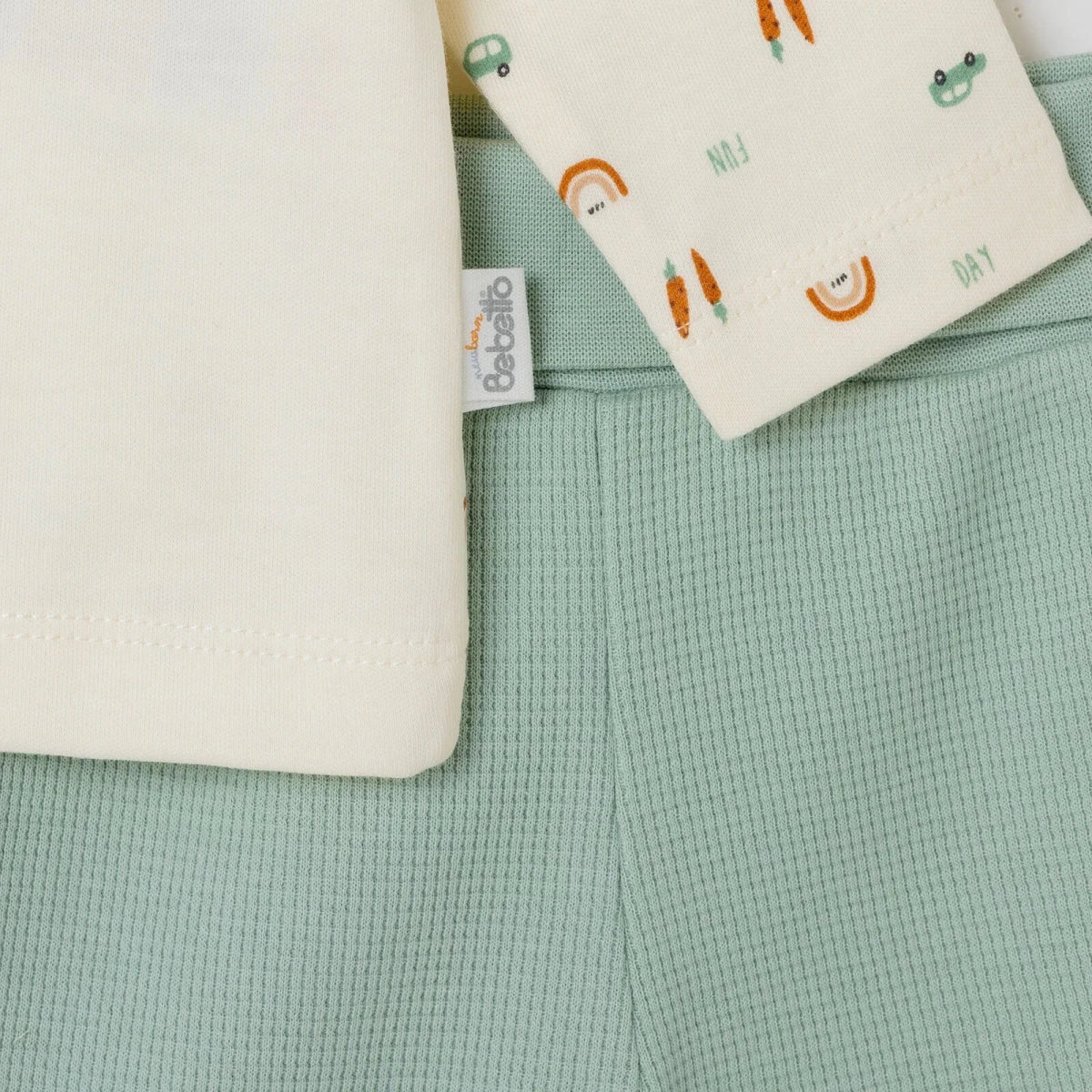 Bebetto Car Print Baby Cardigan & Footed Leggings Set (Newborn to 6-9 Months)