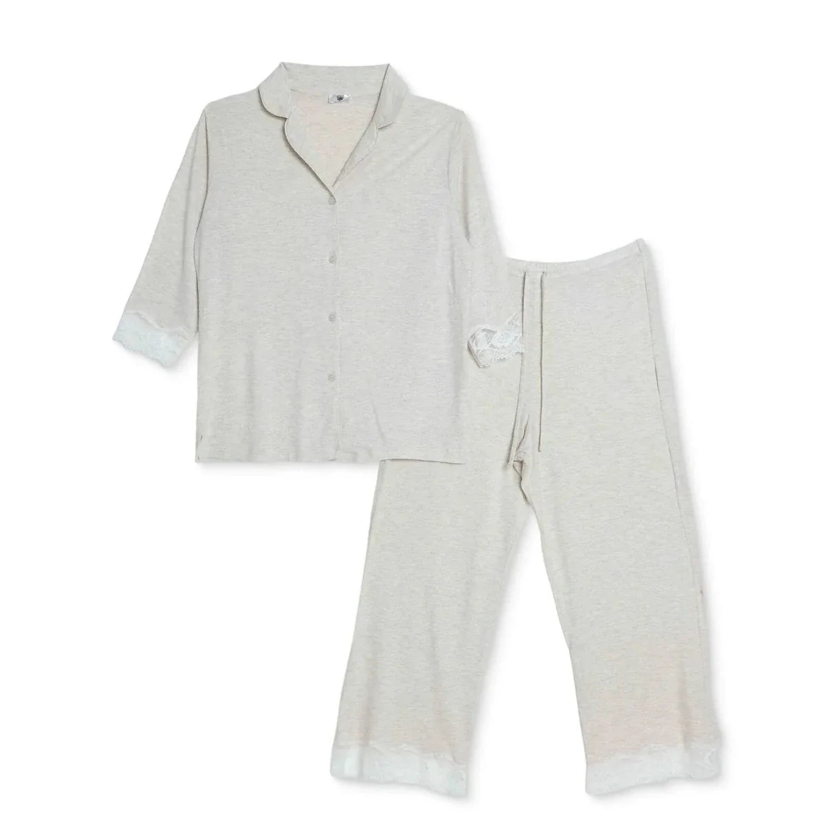 Baby Mom Women's V-Neck Button Front Pyjama Set (S to 2XL)