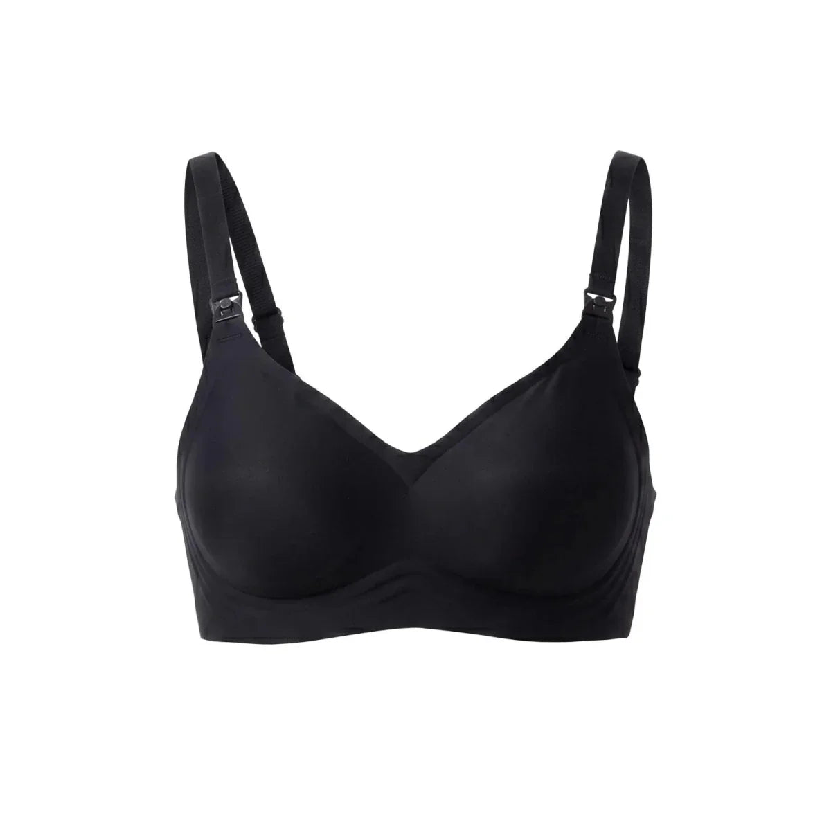Baby Mom Women's Seamless V-Neck Non-Padded Nursing Bra