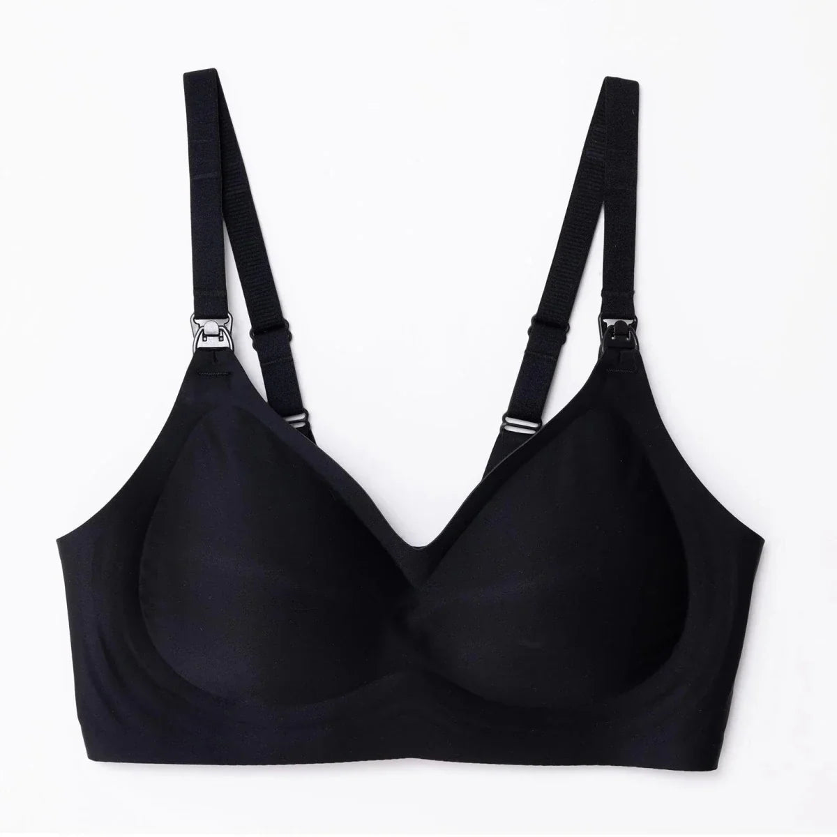 Baby Mom Women's Seamless V-Neck Non-Padded Nursing Bra