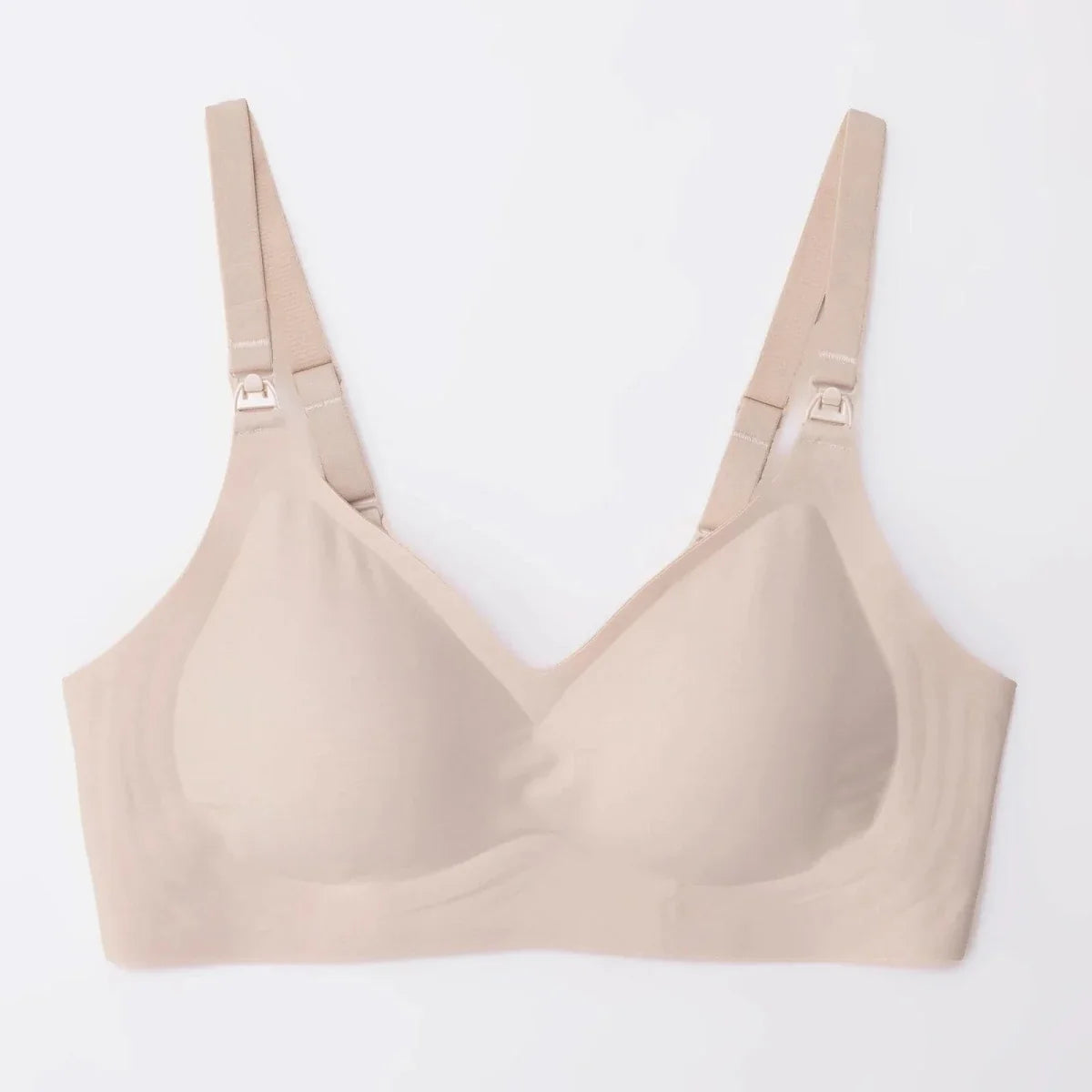 Baby Mom Women's Seamless V-Neck Non-Padded Nursing Bra