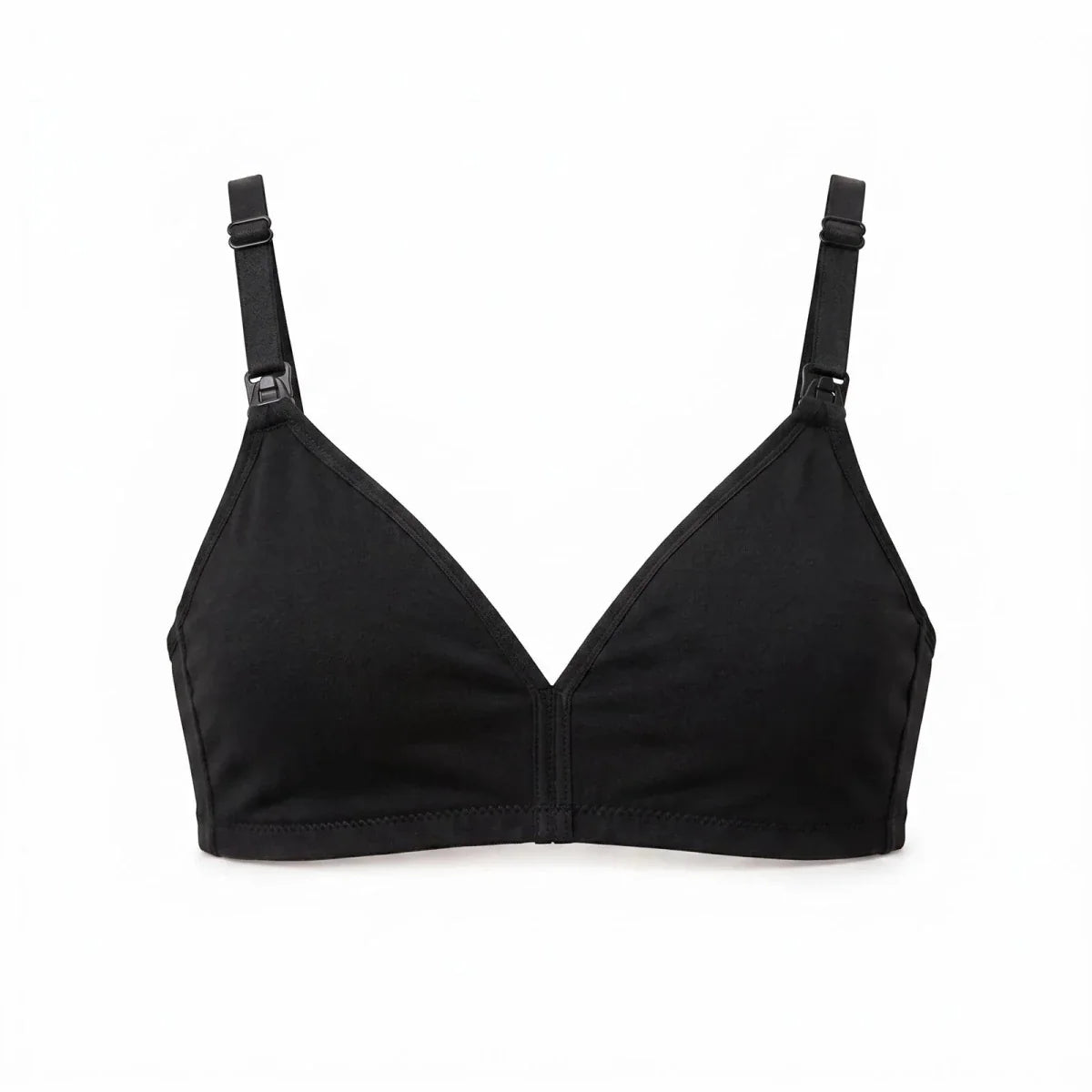 Baby Mom Women's Lace Neckline Non-Padded Nursing Bra