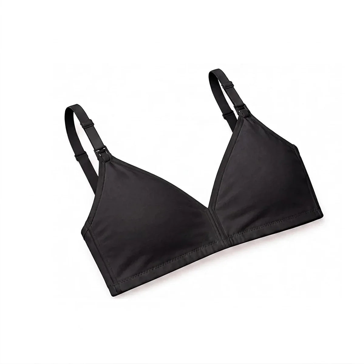 Baby Mom Women's Lace Neckline Non-Padded Nursing Bra