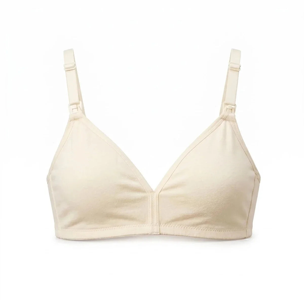 Baby Mom Women's Lace Neckline Non-Padded Nursing Bra
