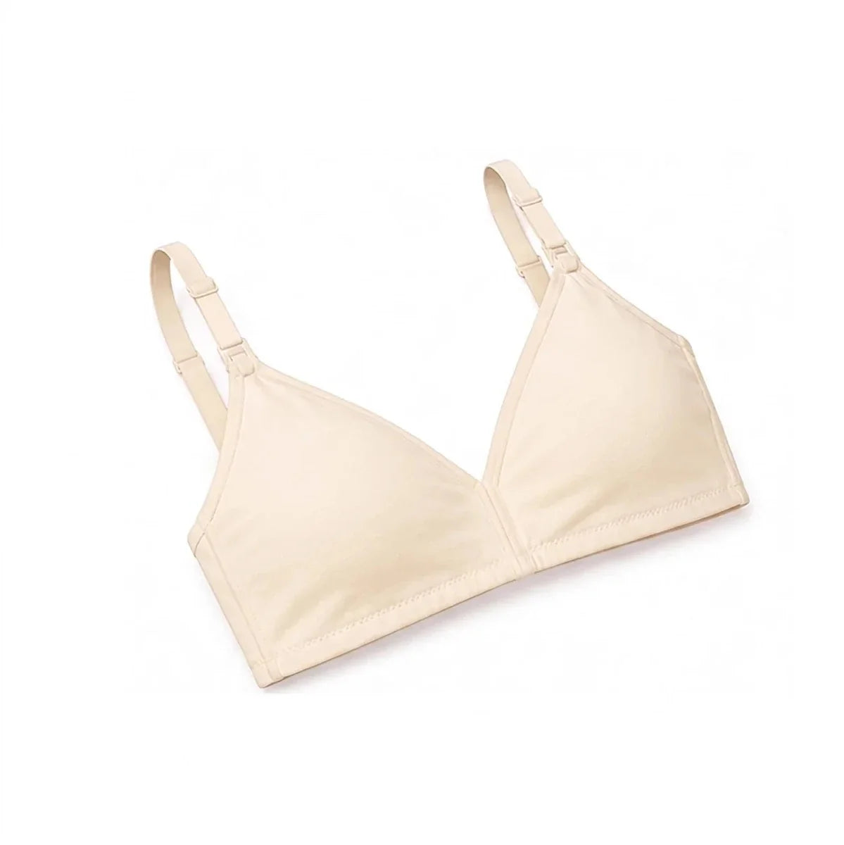 Baby Mom Women's Lace Neckline Non-Padded Nursing Bra