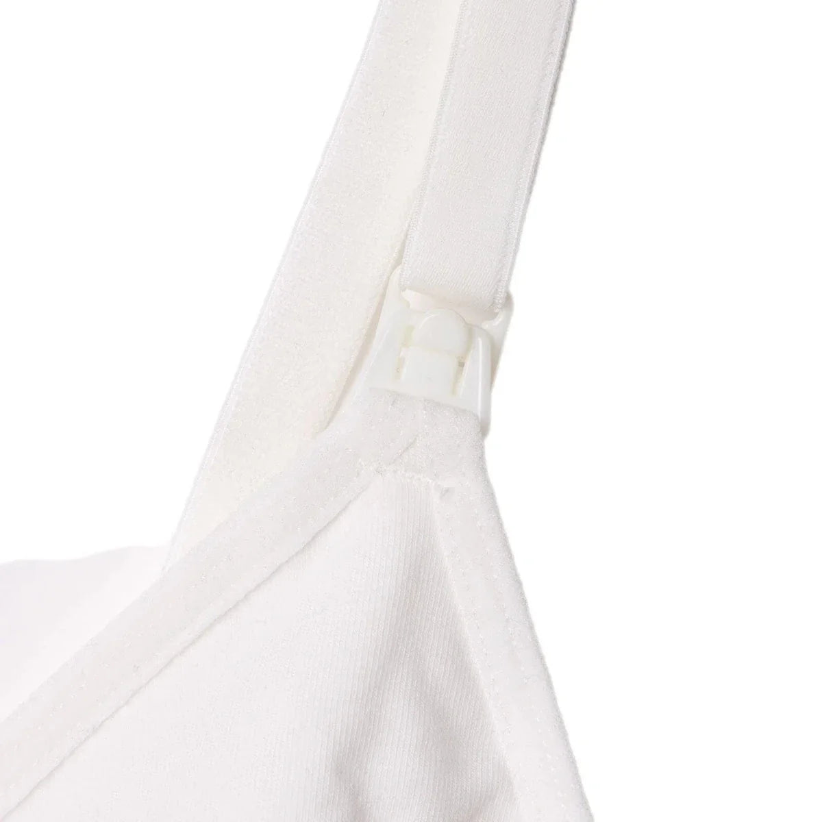 Baby Mom Women's Lace Neckline Non-Padded Nursing Bra