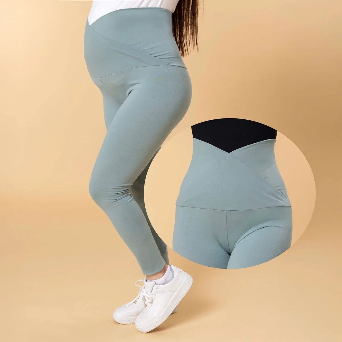 Baby Mom Women's Maternity Jersey Leggings (S to 2XL)