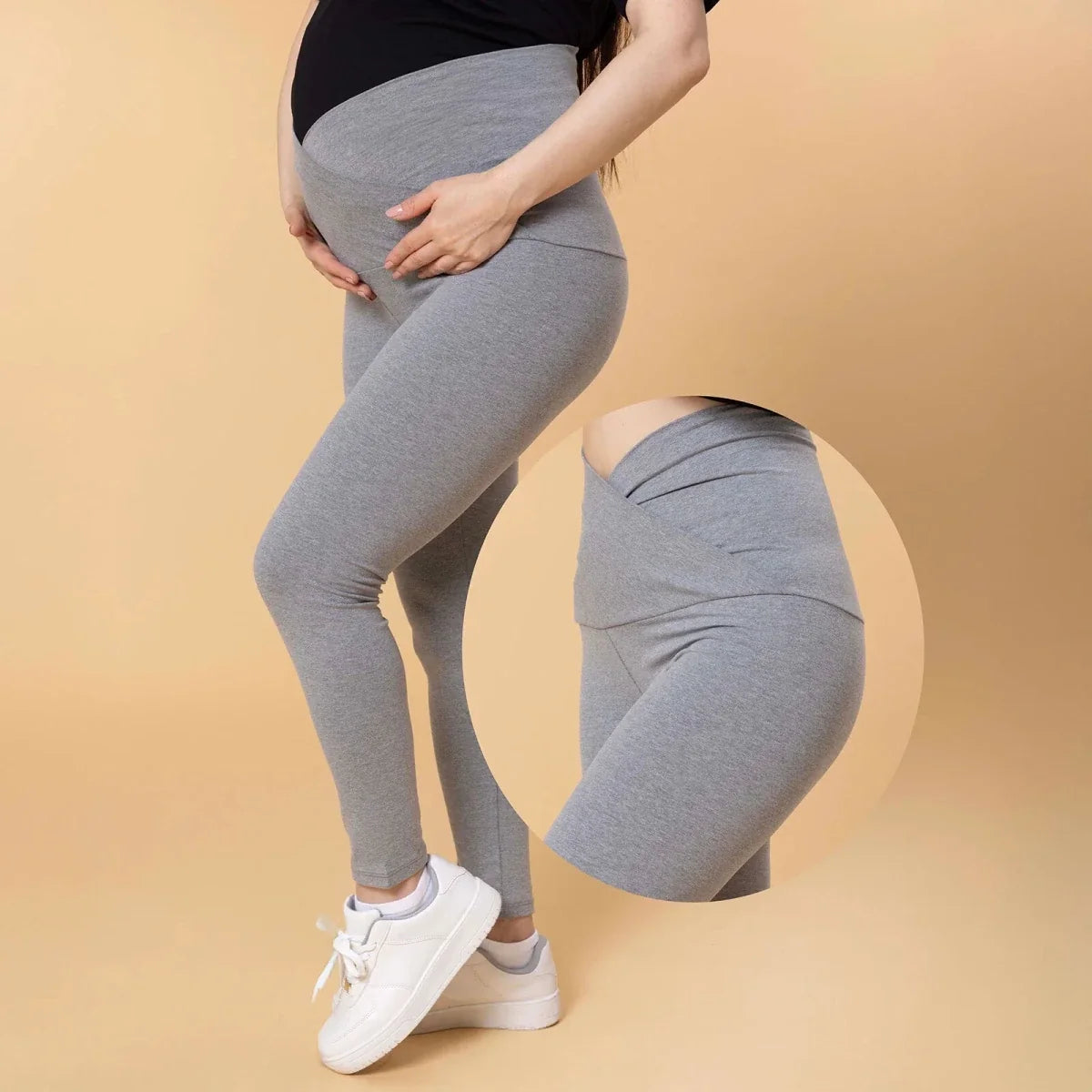 Baby Mom Women's Maternity Jersey Leggings (S to 2XL)