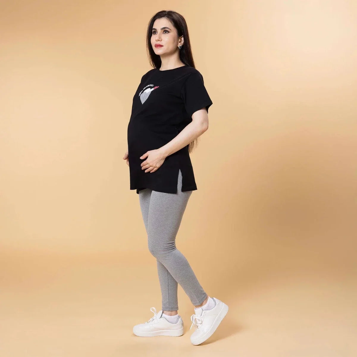 Baby Mom Women's Maternity Jersey Leggings (S to 2XL)