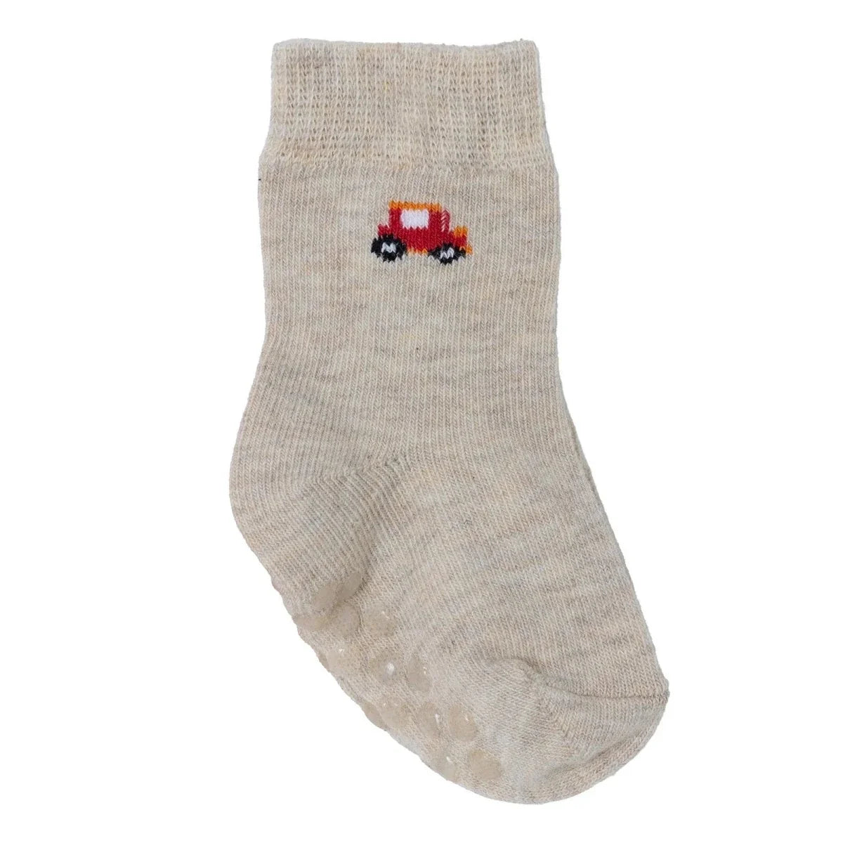 HelloBaby Car Print 3 Pack Non-Slip Baby Socks (Newborn to 3-4 Years)