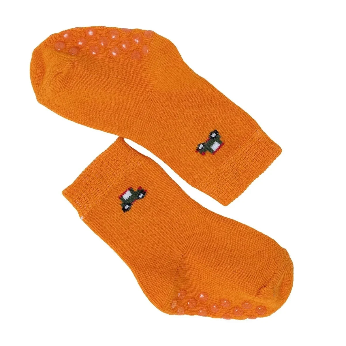 HelloBaby Car Print 3 Pack Non-Slip Baby Socks (Newborn to 3-4 Years)