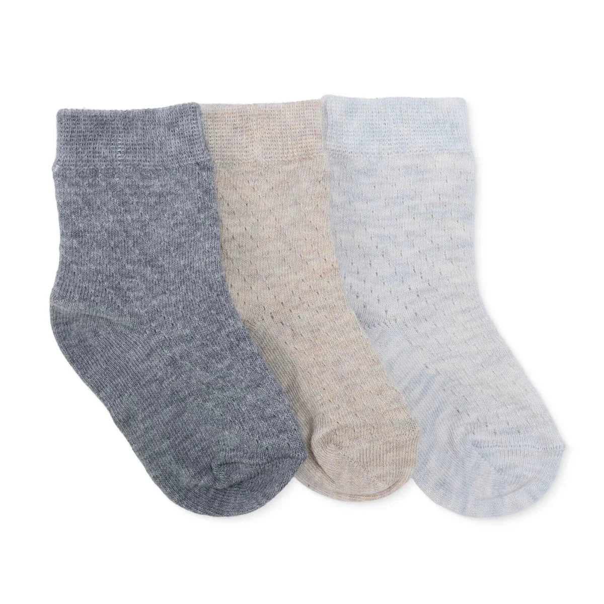 HelloBaby Animal Print 3 Pack Non-Slip Baby Socks (Newborn to 3-4 Years)