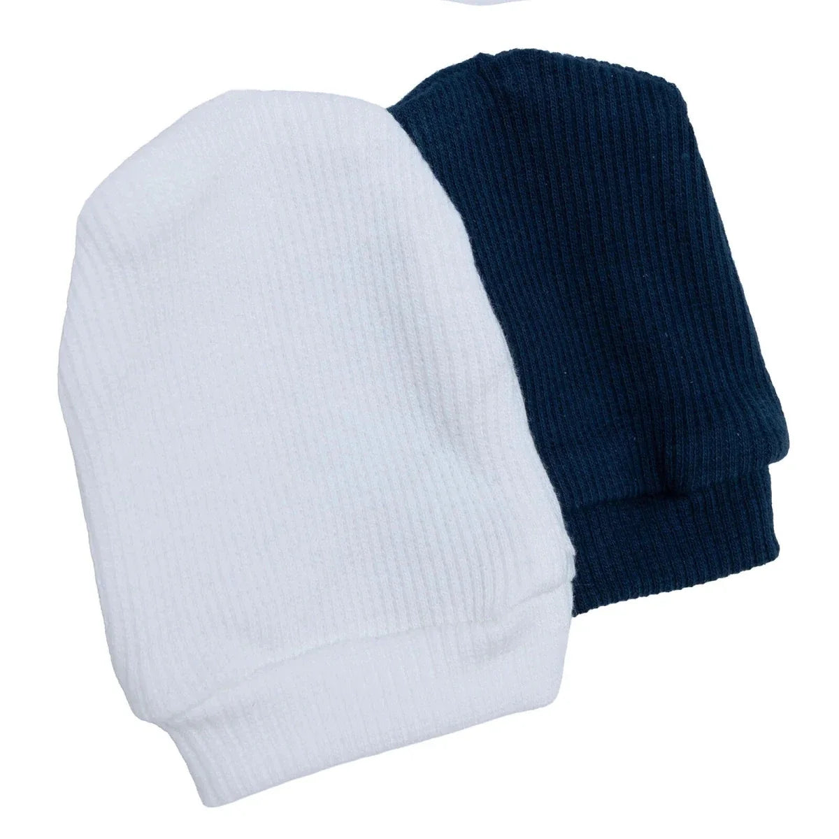 HelloBaby Ribbed Baby Scratch Mitts (Newborn)
