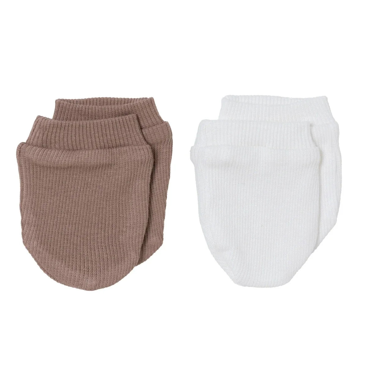 HelloBaby Ribbed Baby Scratch Mitts (Newborn)