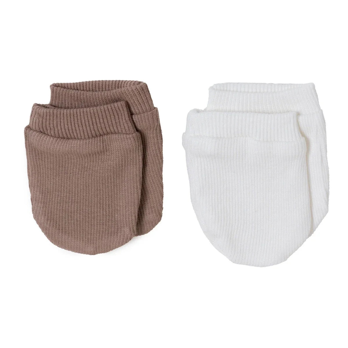 HelloBaby Ribbed Baby Scratch Mitts (Newborn)