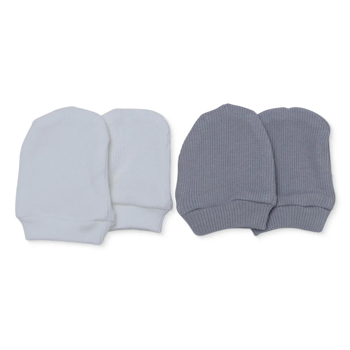 HelloBaby Ribbed Baby Scratch Mitts (Newborn)