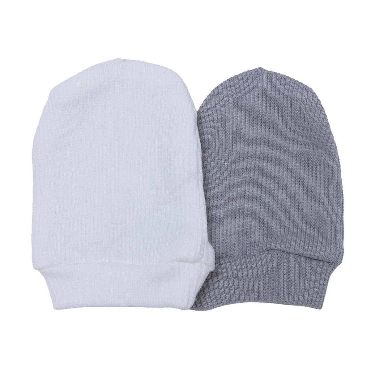 HelloBaby Ribbed Baby Scratch Mitts (Newborn)