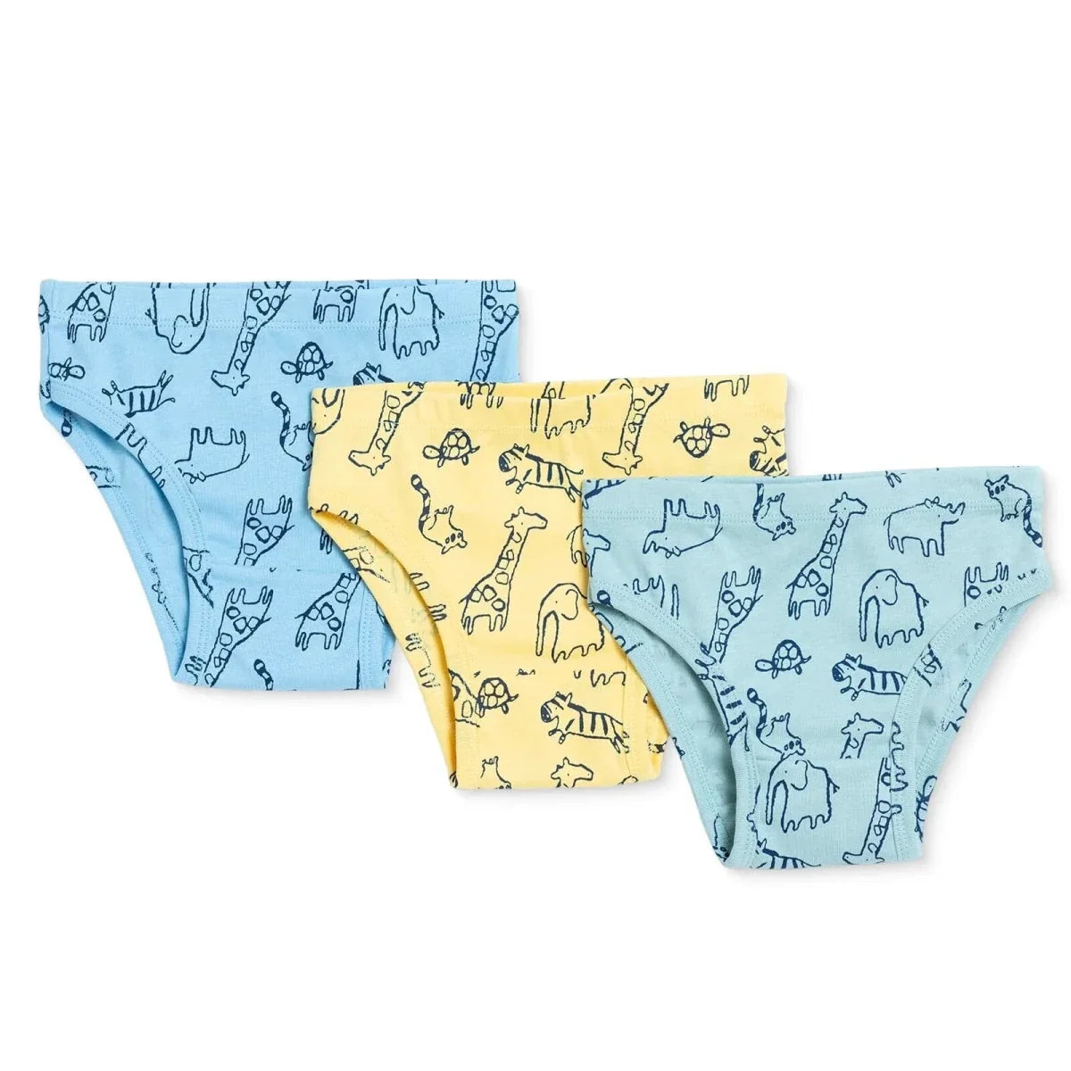 HelloBaby 3 Pack Dinosaur Print Baby Briefs (12 Months to 4-5 Years)