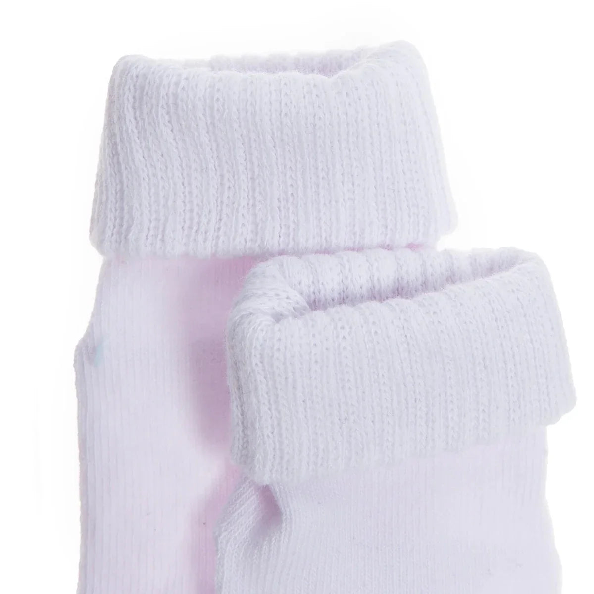 HelloBaby 3 Pack Roll-Top Baby Socks (Newborn to 12-24 Months)