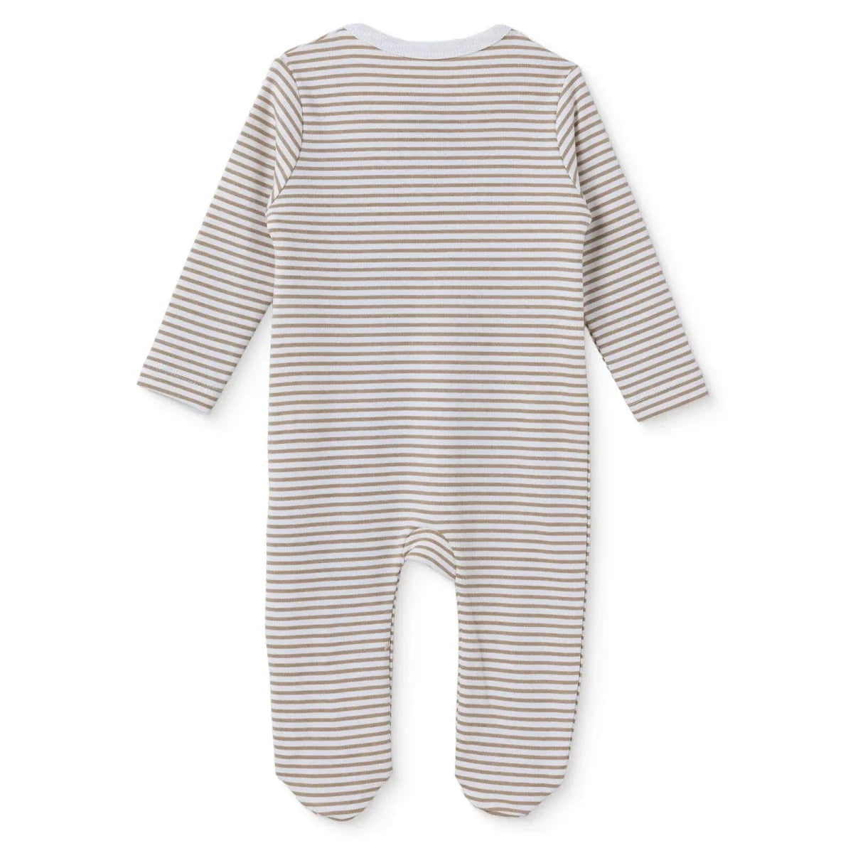 HelloBaby Striped Long Sleeve Baby Sleepsuit with Feet (Newborn to 6-9 Months)