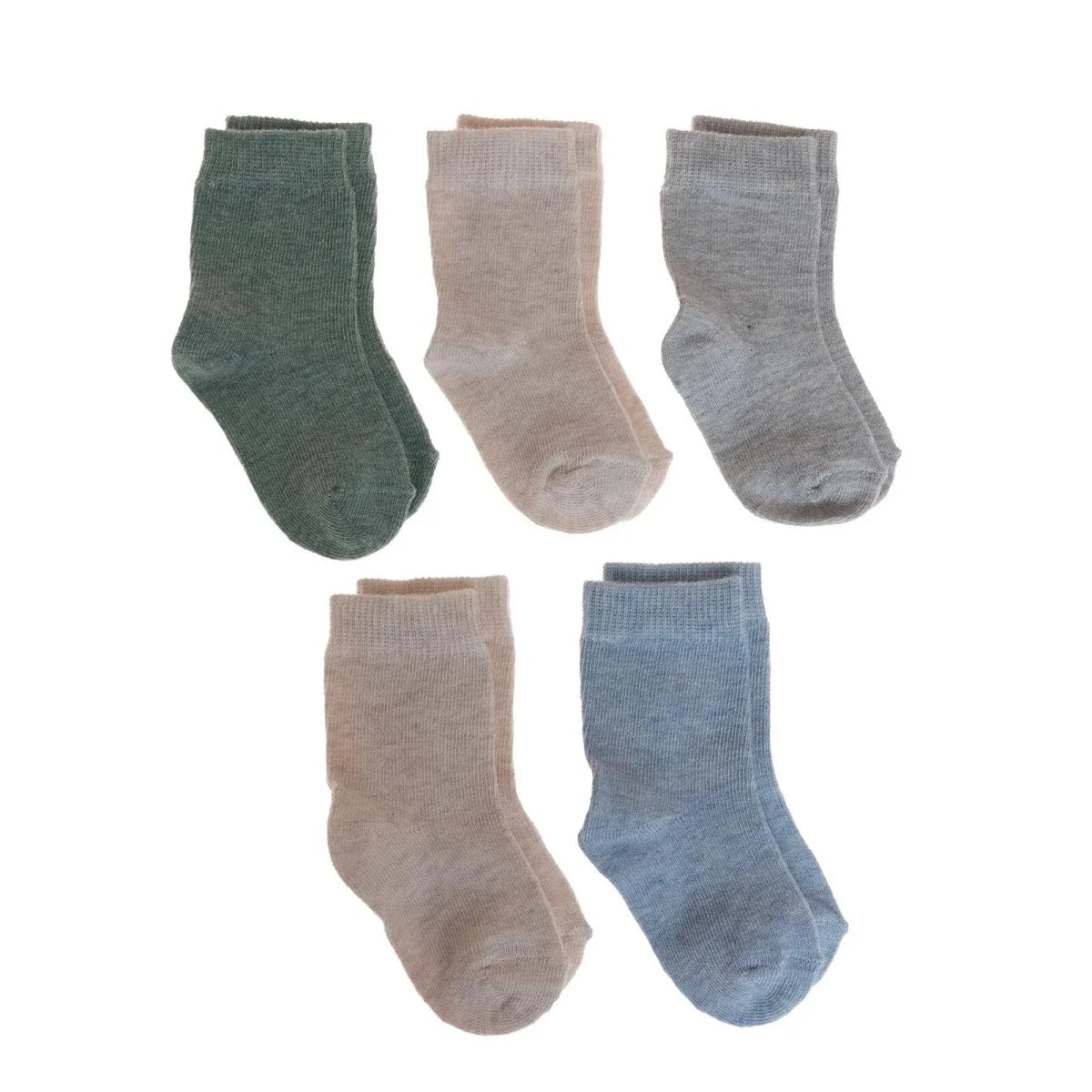 HelloBaby 5 Pack Ankle Baby Socks (Newborn to 4-5 Years)
