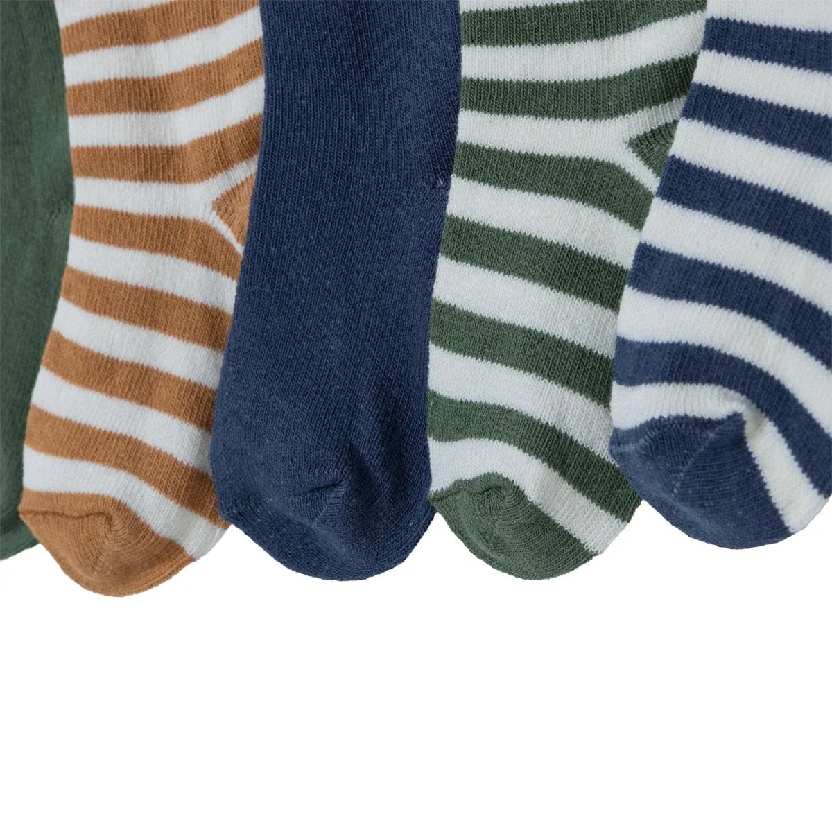 HelloBaby Striped 5 Pack Ankle Baby Socks (Newborn to 4-5 Years)