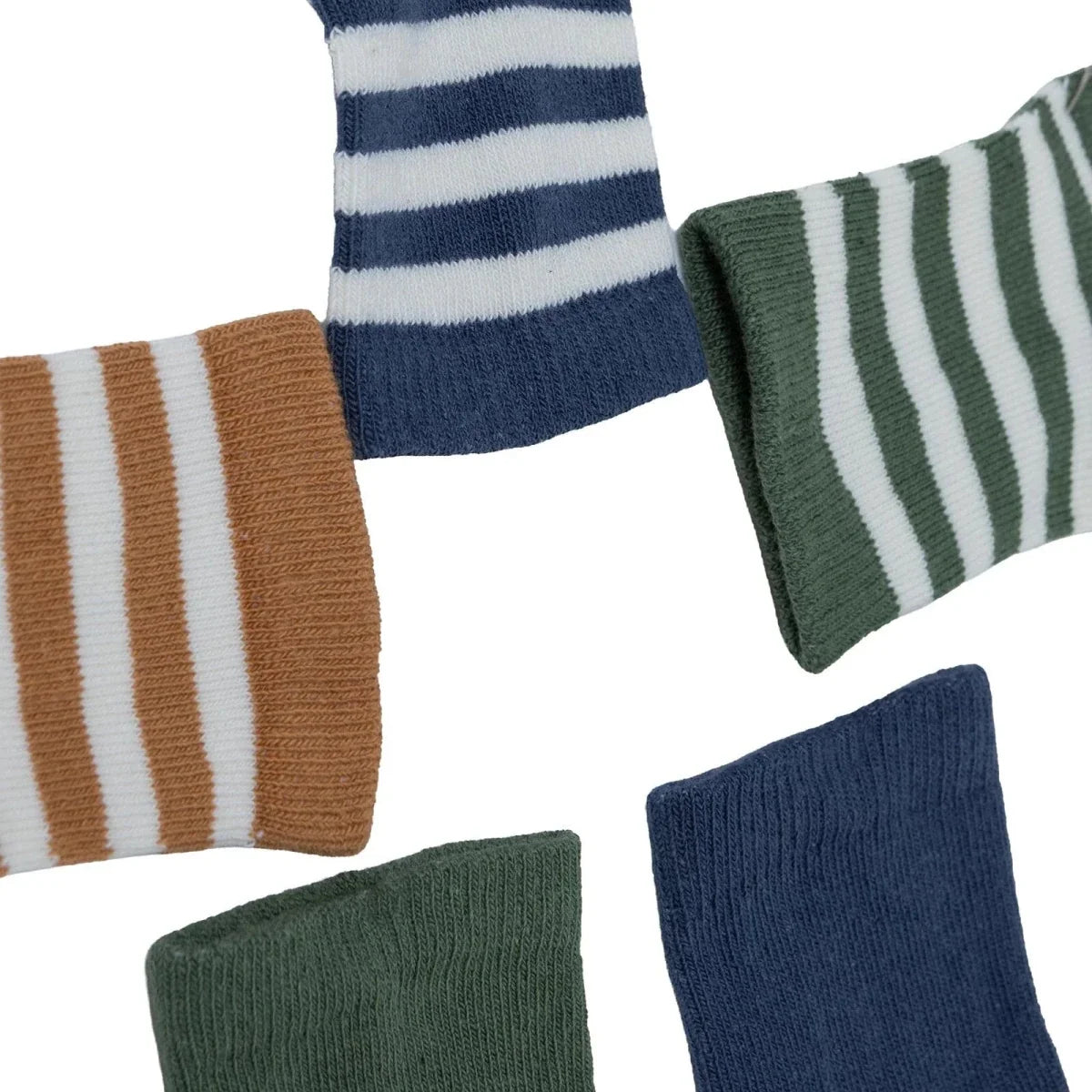 HelloBaby Striped 5 Pack Ankle Baby Socks (Newborn to 4-5 Years)