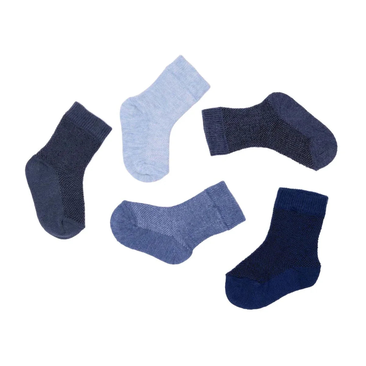 HelloBaby 5 Pack Ankle Baby Socks (Newborn to 4-5 Years)
