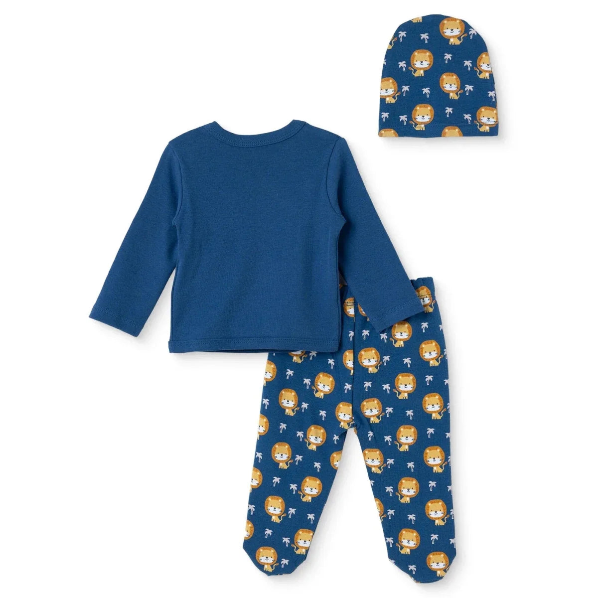 HelloBaby Vehicle Print Baby Hat, Vest & Bottoms Set (Newborn to 3-6 Months)