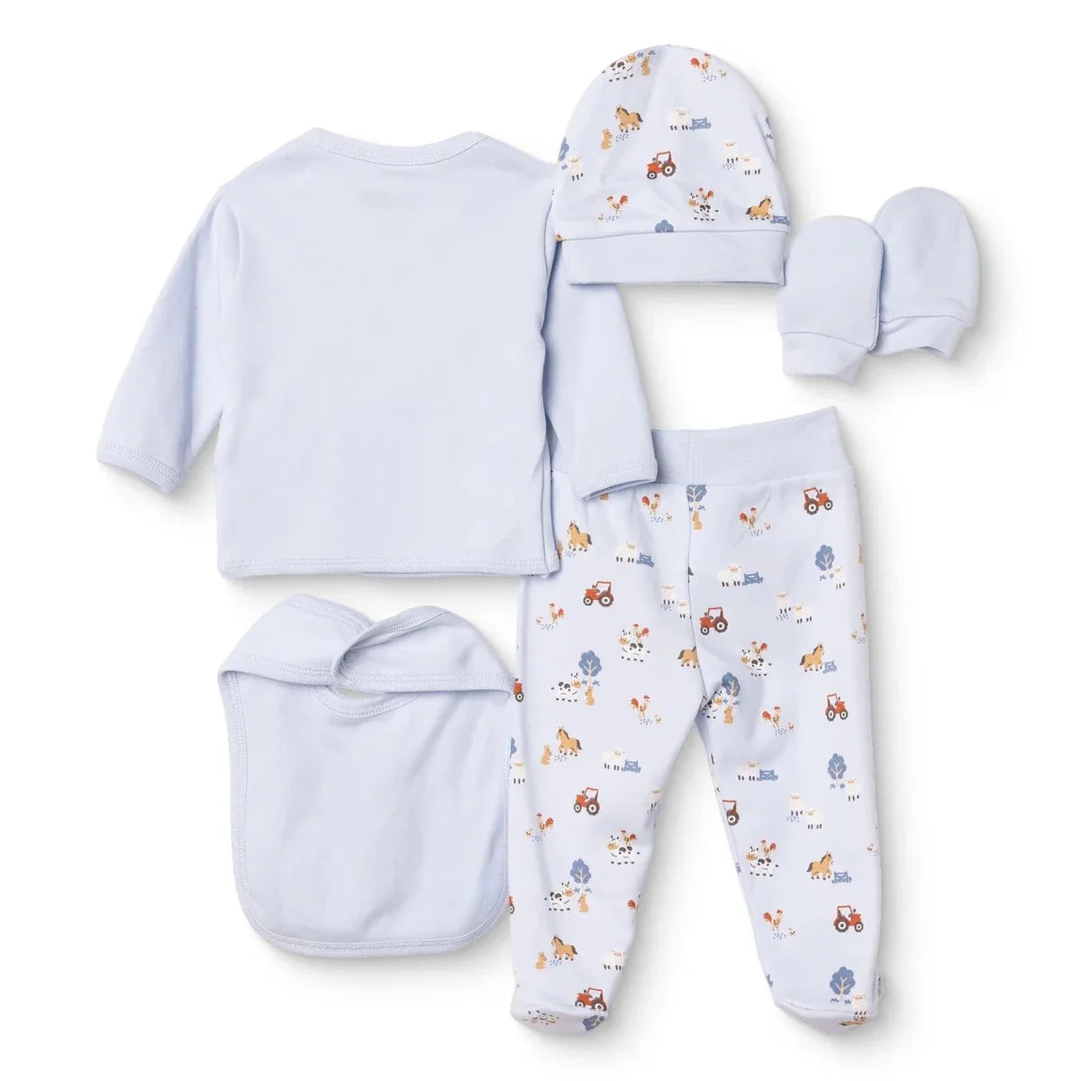 HelloBaby 5 Piece Car Print Baby Hospital Bag Set (Newborn)