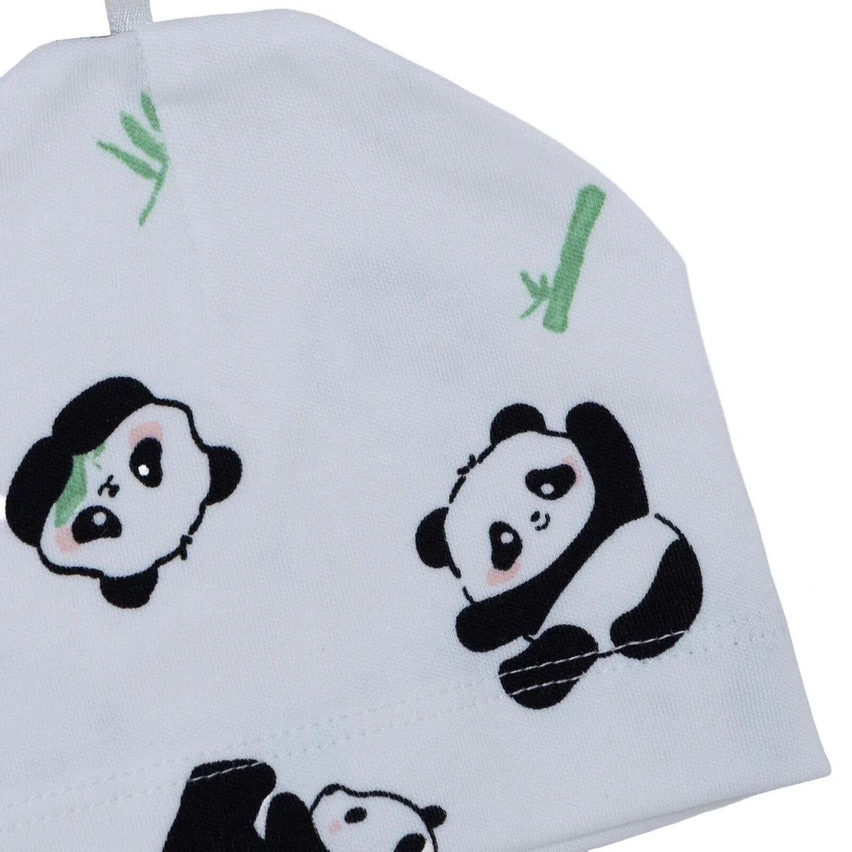 HelloBaby Panda Print Baby Bodysuit, Hat & Bottoms Set (Newborn to 6-9 Months)