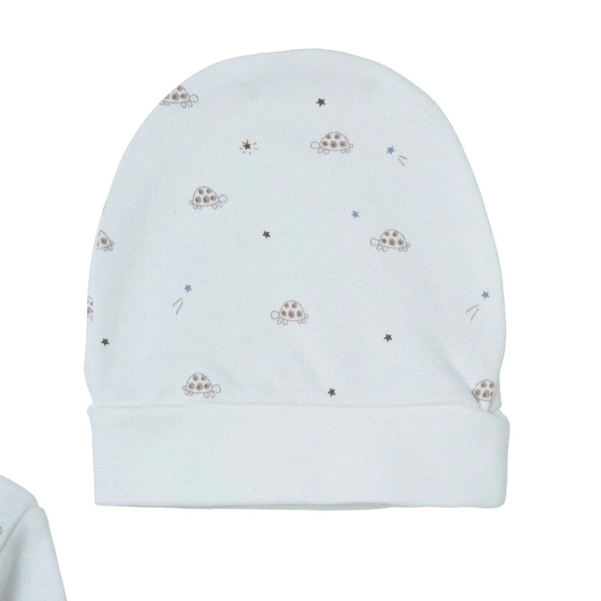 HelloBaby Turtle Print Baby Hat, Vest & Bottoms Set (Newborn to 3-6 Months)