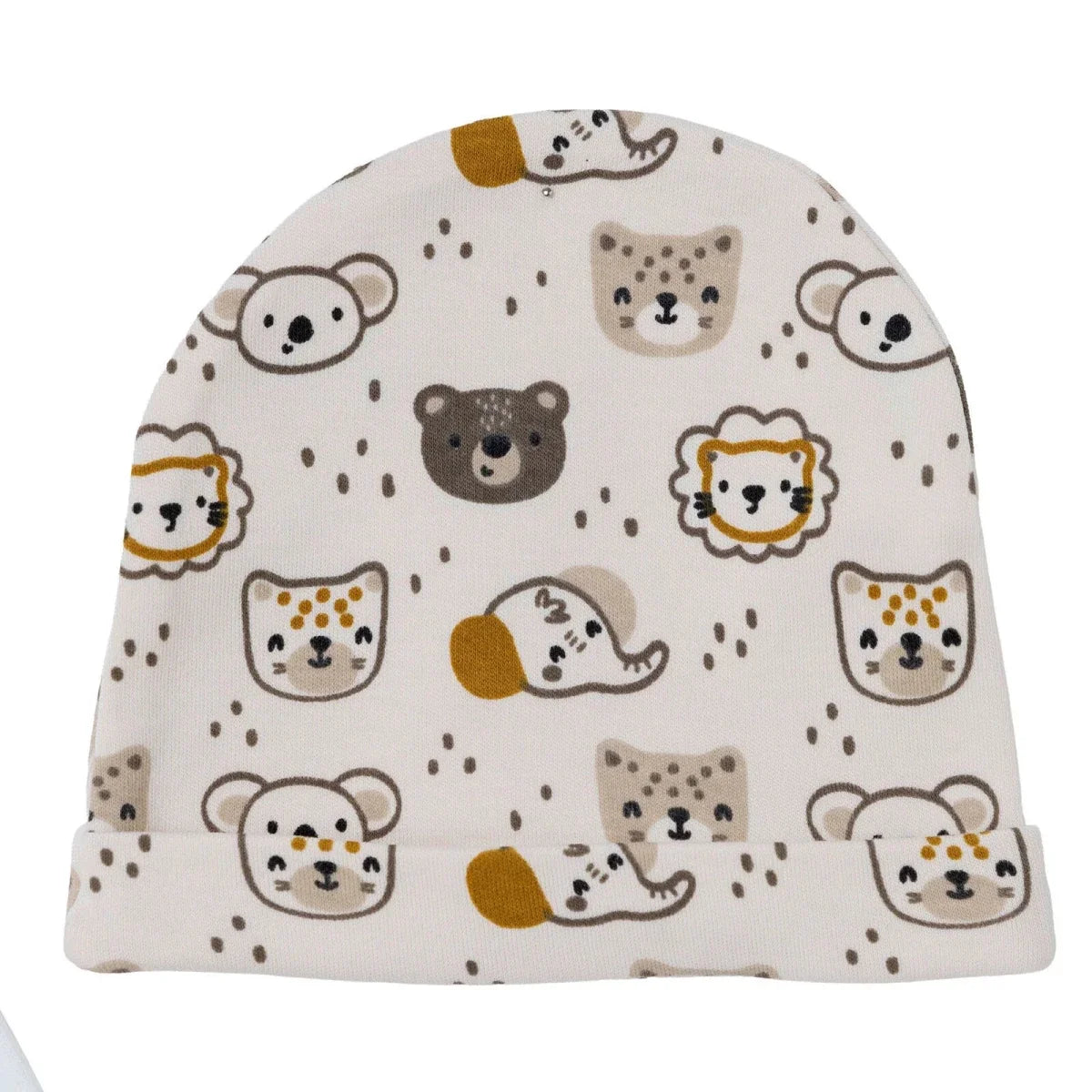 HelloBaby 5 Piece Crew Neck Animal Print Boxed Baby Hospital Bag Set (Newborn)