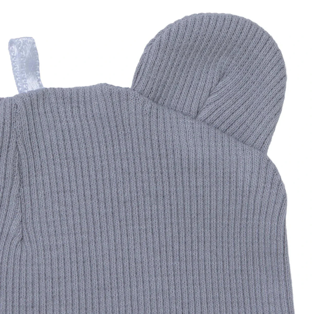 HelloBaby Slogan Print Ribbed Baby Hat (Newborn)