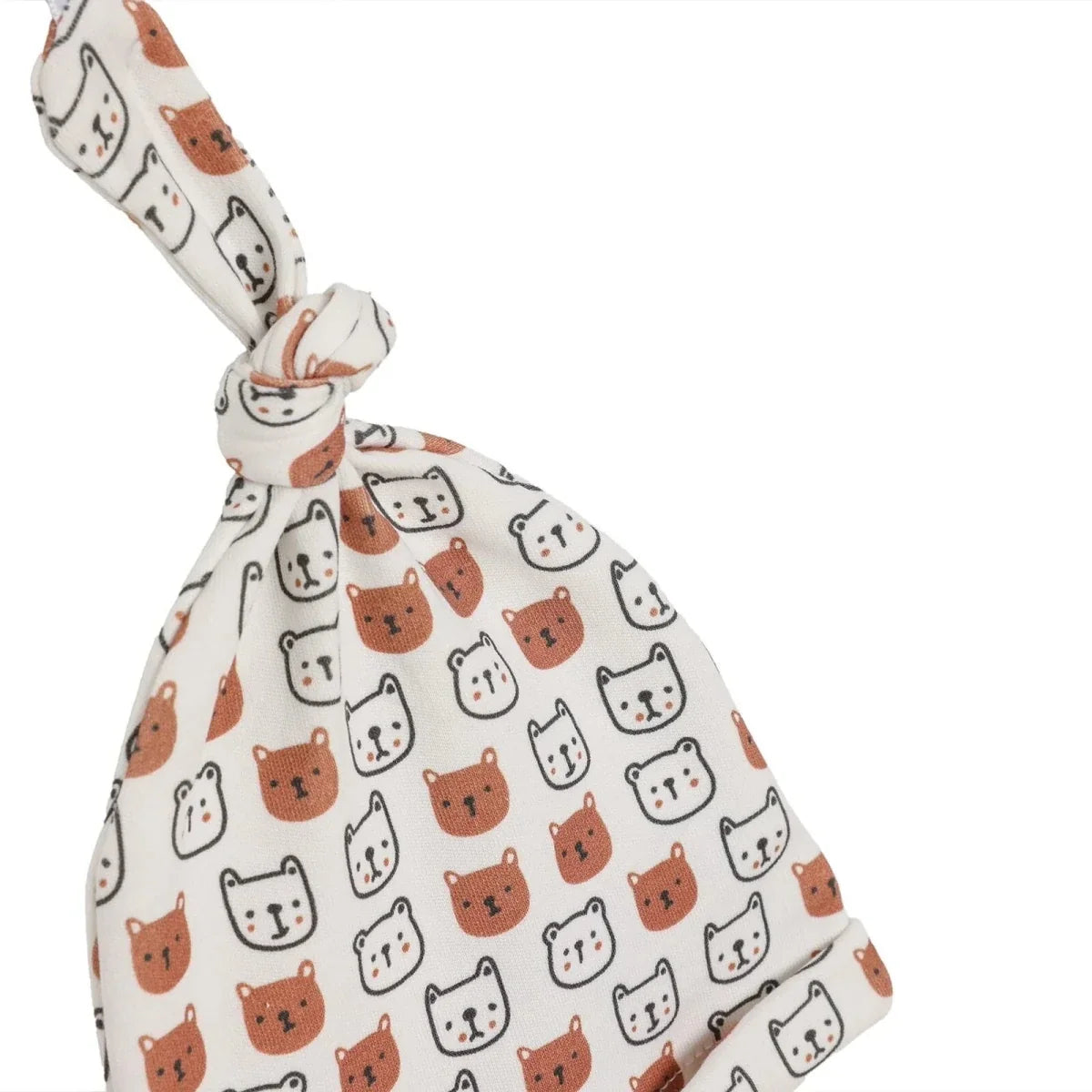HelloBaby Animal Print Interlock Baby Hat (Newborn)