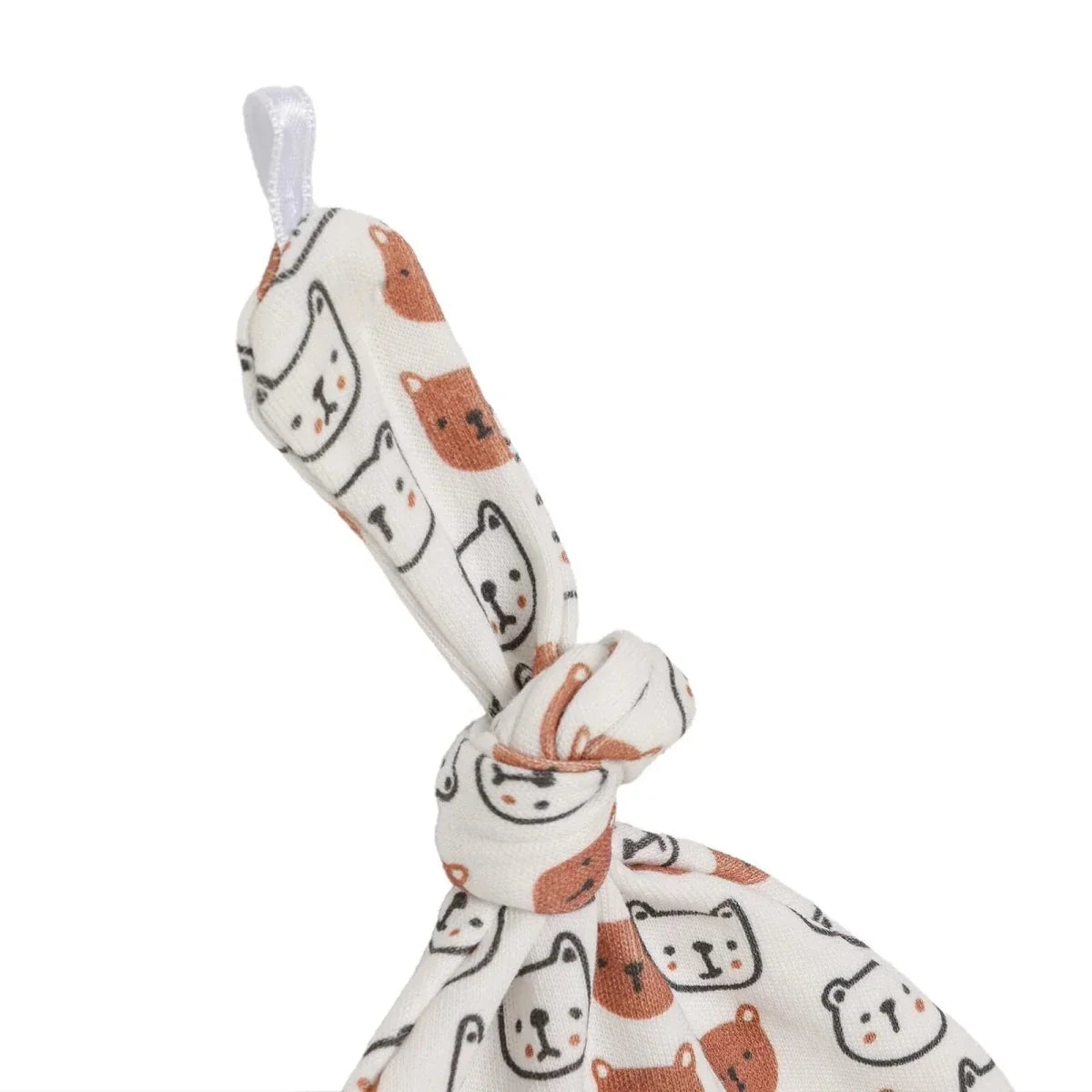 HelloBaby Animal Print Interlock Baby Hat (Newborn)