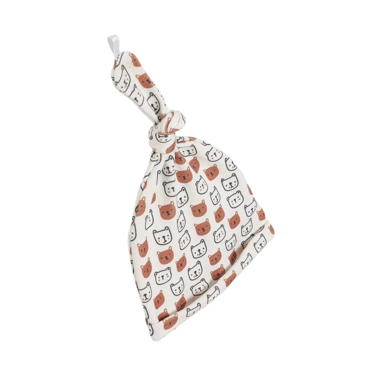 HelloBaby Animal Print Interlock Baby Hat (Newborn)