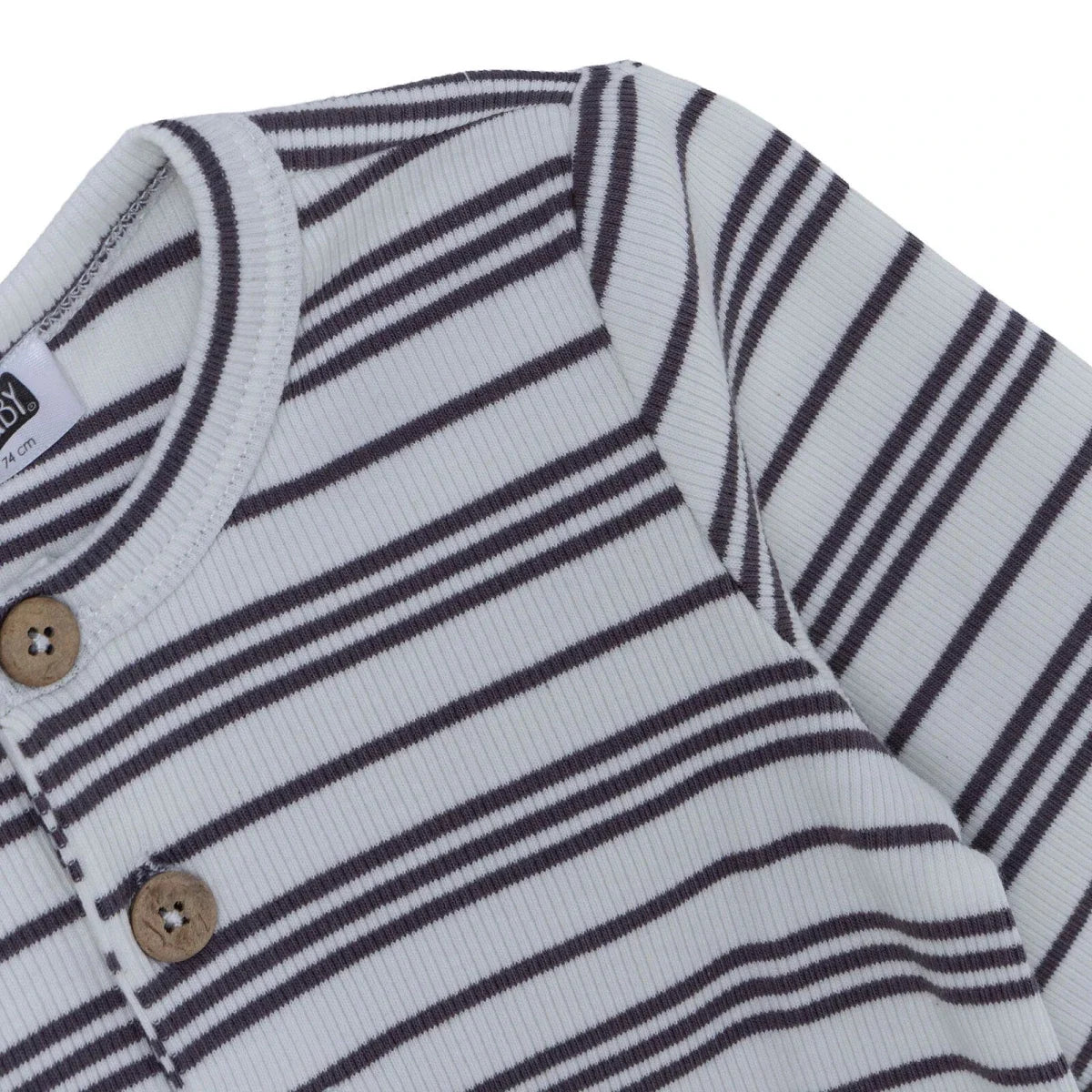 HelloBaby Striped Baby Sweatshirt & Leggings Set (1-3 Months to 12 Months)