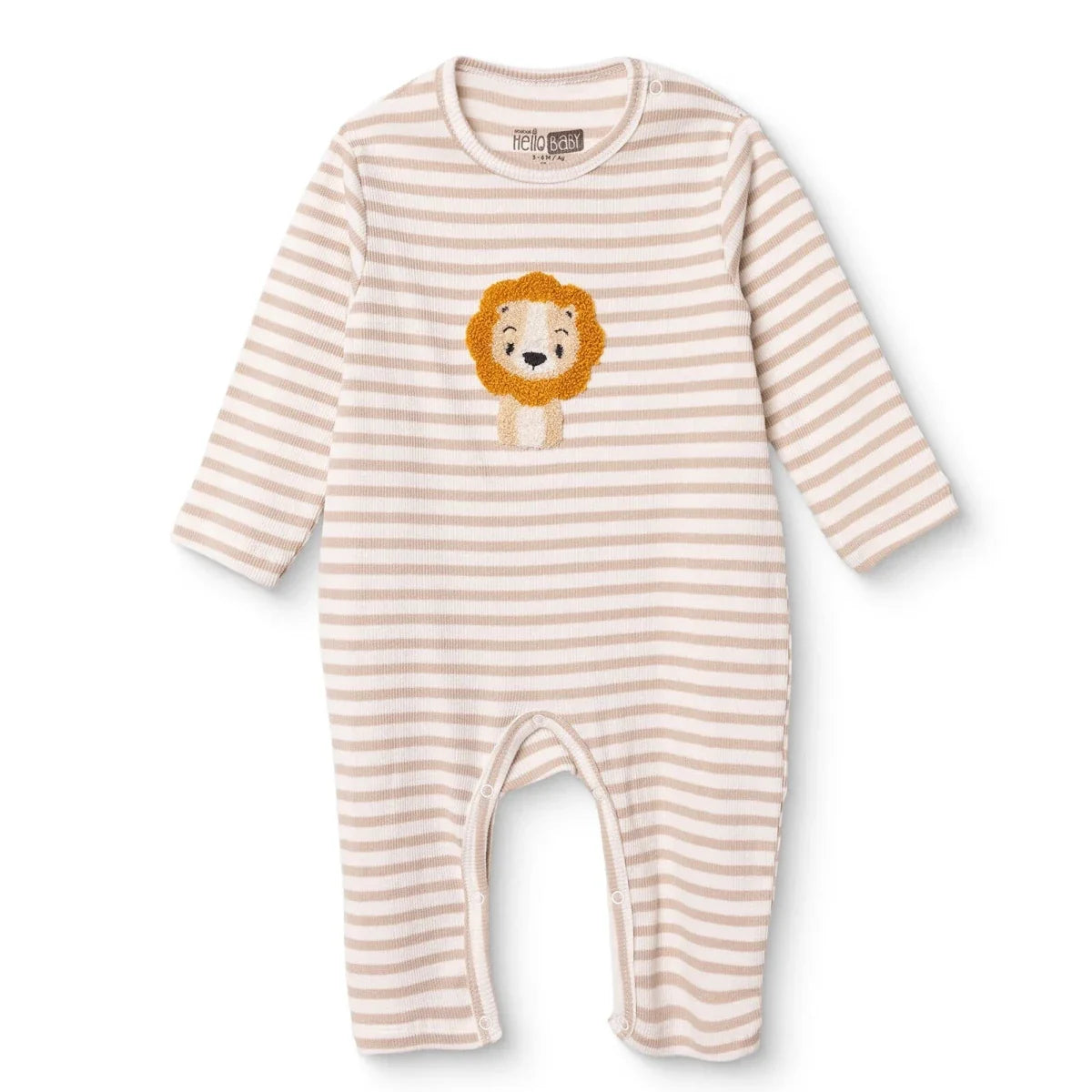 HelloBaby Lion Print Footless Baby Sleepsuit (Newborn to 6-9 Months)