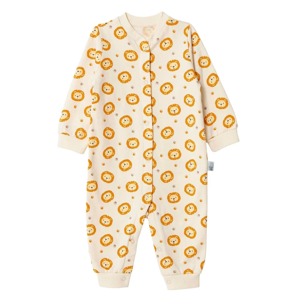 HelloBaby Lion Print Long Sleeve Footless Baby Sleepsuit (Newborn to 6-9 Months)