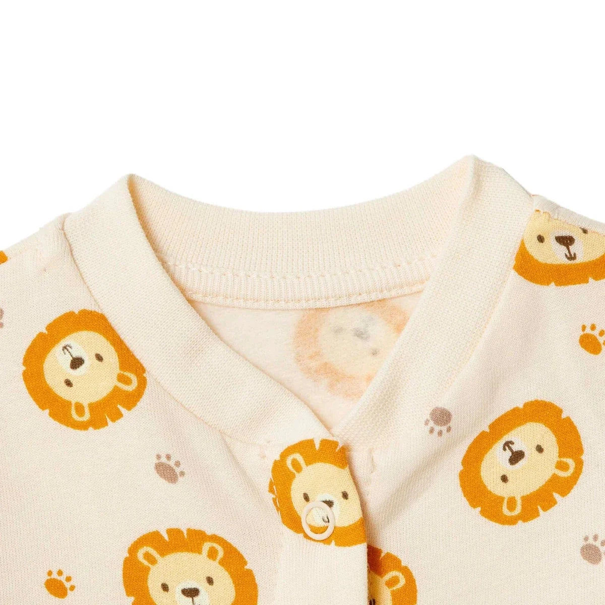 HelloBaby Lion Print Long Sleeve Footless Baby Sleepsuit (Newborn to 6-9 Months)