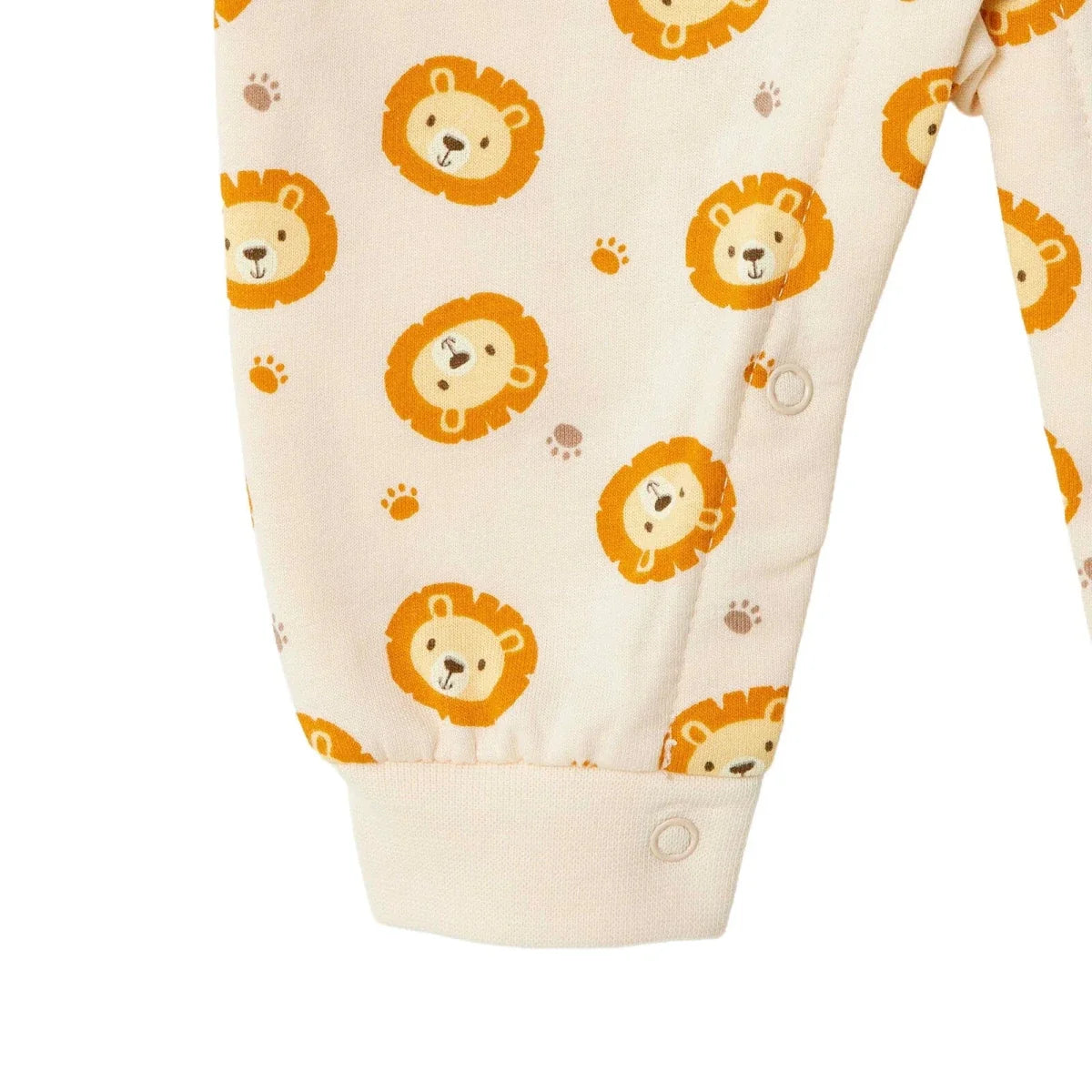 HelloBaby Lion Print Long Sleeve Footless Baby Sleepsuit (Newborn to 6-9 Months)