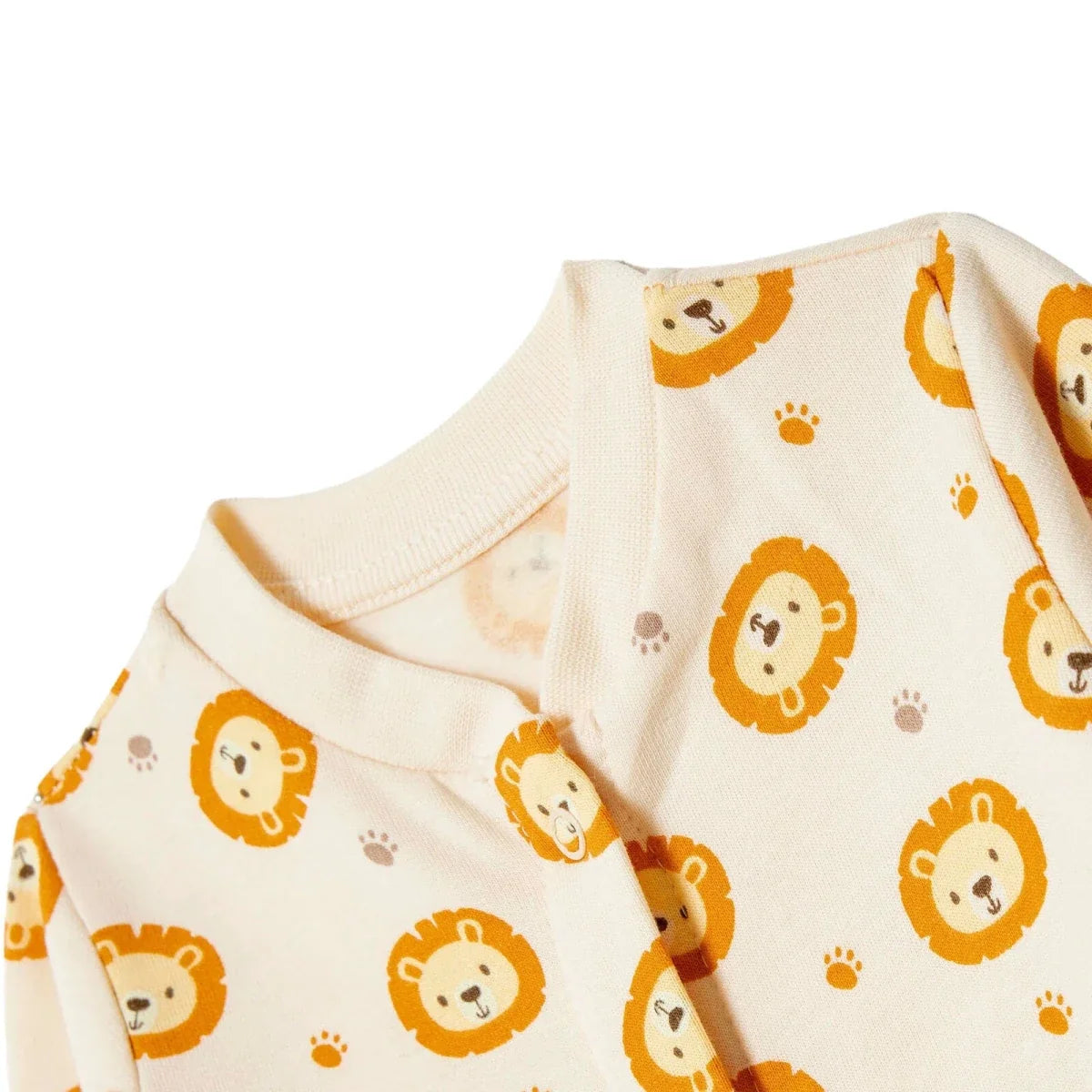 HelloBaby Lion Print Long Sleeve Footless Baby Sleepsuit (Newborn to 6-9 Months)